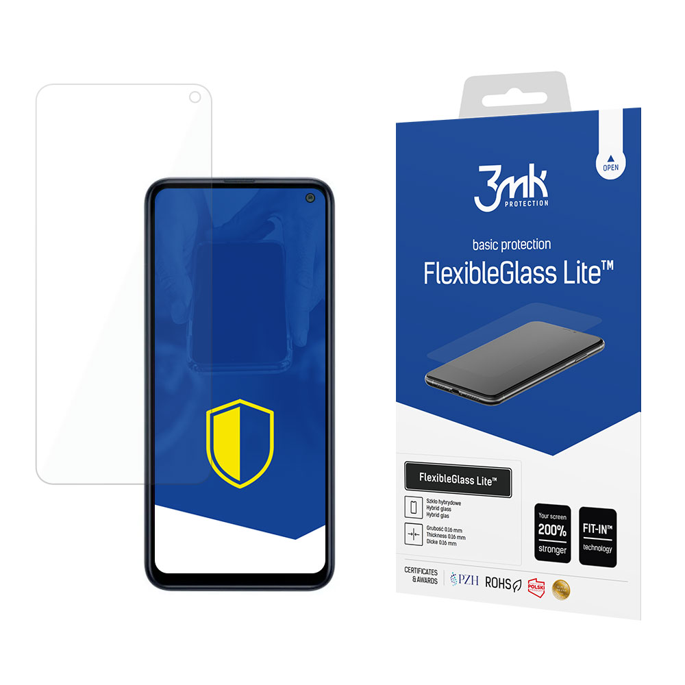 Hybridní sklo pro Samsung Galaxy F52 5G - 3mk FlexibleGlass Lite™  5903108402002