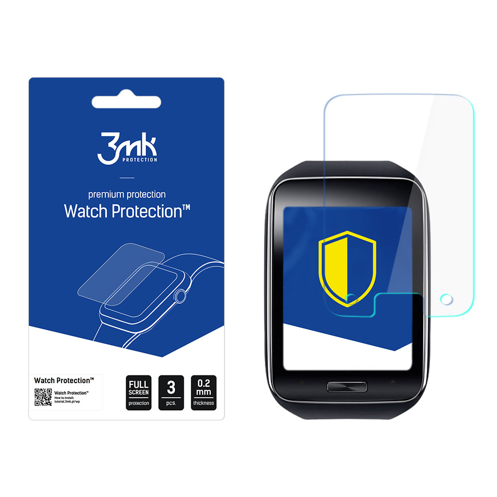 Odolná fólie na displej pro Samsung Galaxy Gear S SM-R750 - 3mk Watch Protection™ v. ARC+,  5903108045872