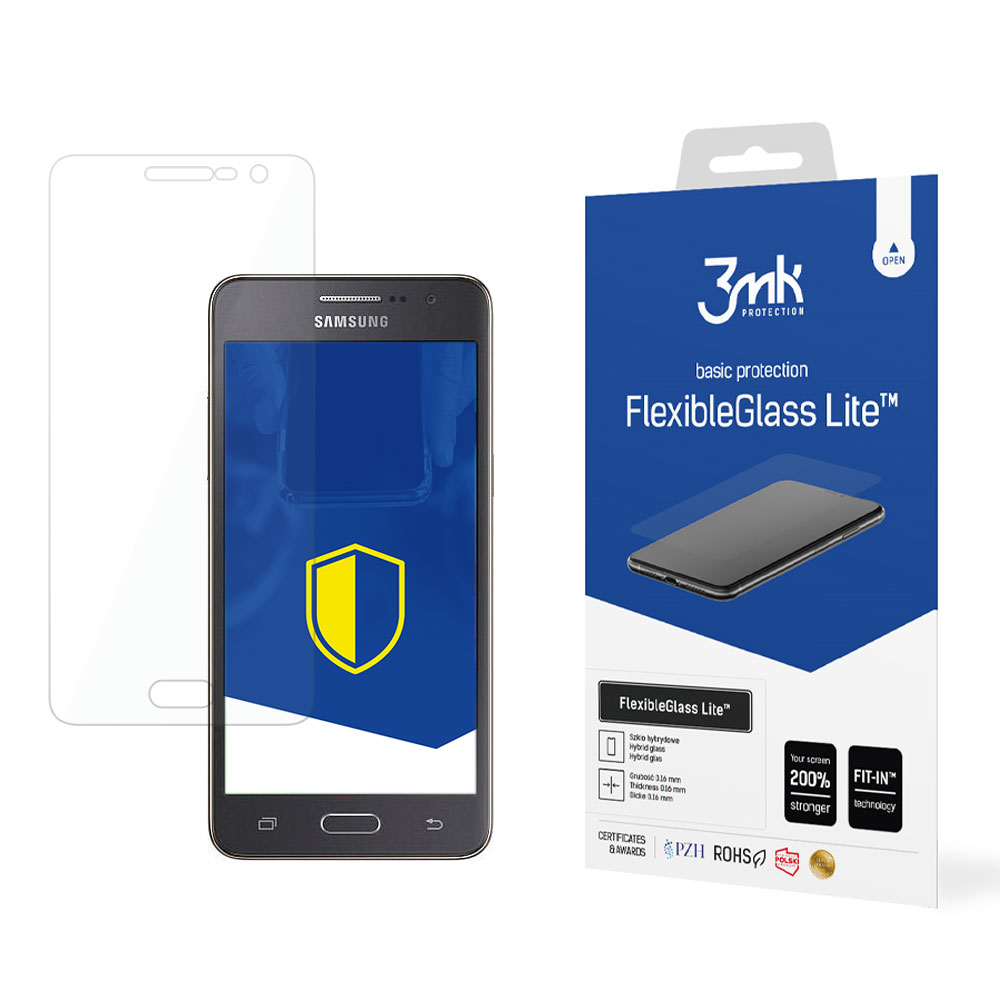 Hybridní sklo pro Samsung Galaxy Grand PrimeG530 - 3mk FlexibleGlass Lite™ 5903108029773