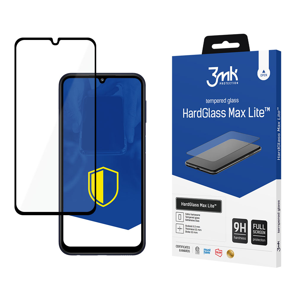 tvrzené sklo HardGlass Max Lite pro Samsung Galaxy M34 5G, černá