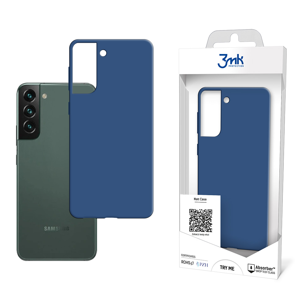 ochranný kryt Matt Case pro Samsung Galaxy S22+ (SM-S906) blueberry/modrá