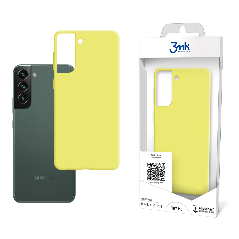 ochranný kryt Matt Case pro Samsung Galaxy S22+ (SM-S906) lime/žlutozelená