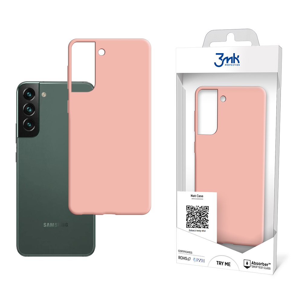 ochranný kryt Matt Case pro Samsung Galaxy S22+ (SM-S906) lychee/růžová
