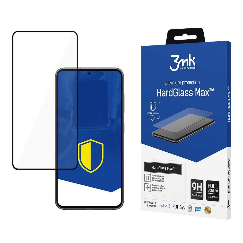 tvrzené sklo HardGlass MAX pro Samsung Galaxy S23+, černá