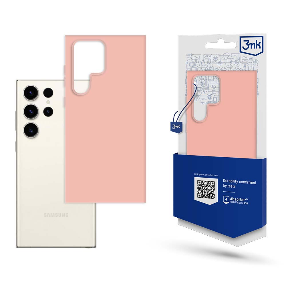 ochranný kryt Matt Case pro Samsung Galaxy S23 Ultra (SM-S918) lychee/růžová