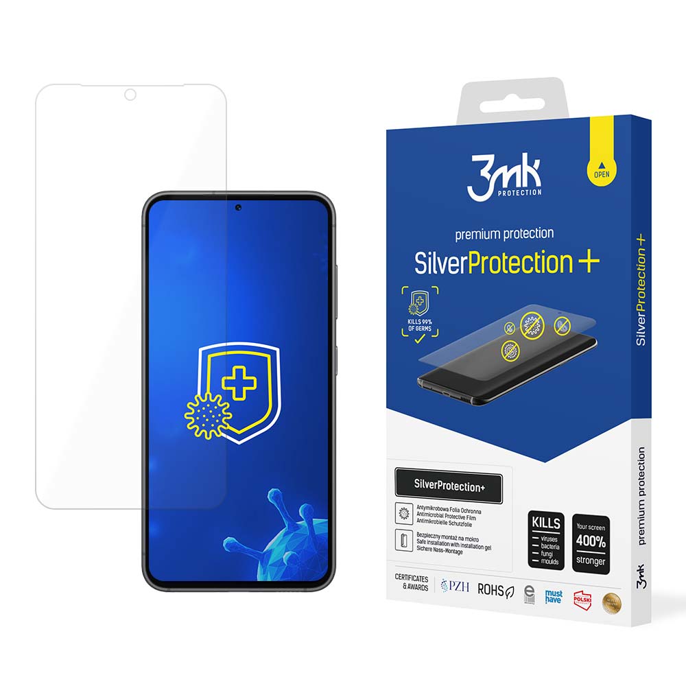 ochranná fólie SilverProtection+ pro Samsung Galaxy S24, antimikrobiální