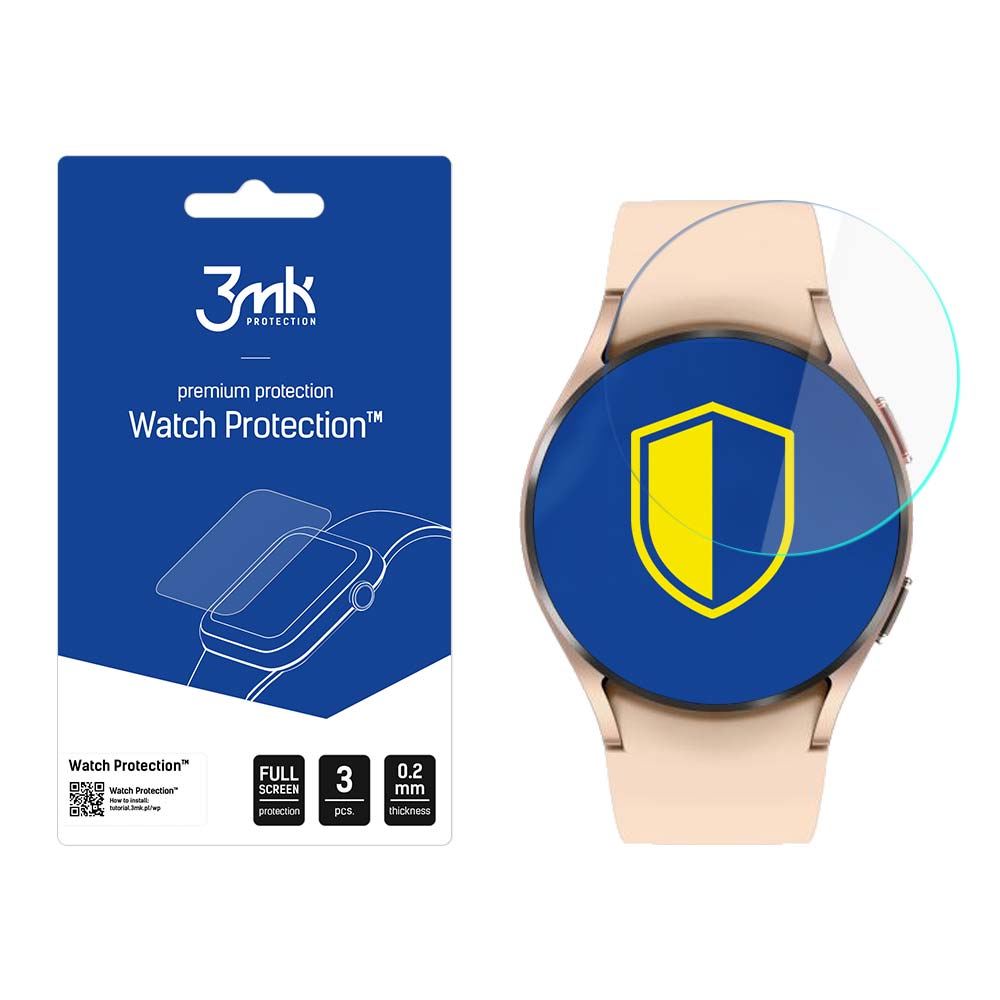 hybridní sklo Watch Protection FlexibleGlass pro Samsung Galaxy Watch R860, 40 mm (3ks)