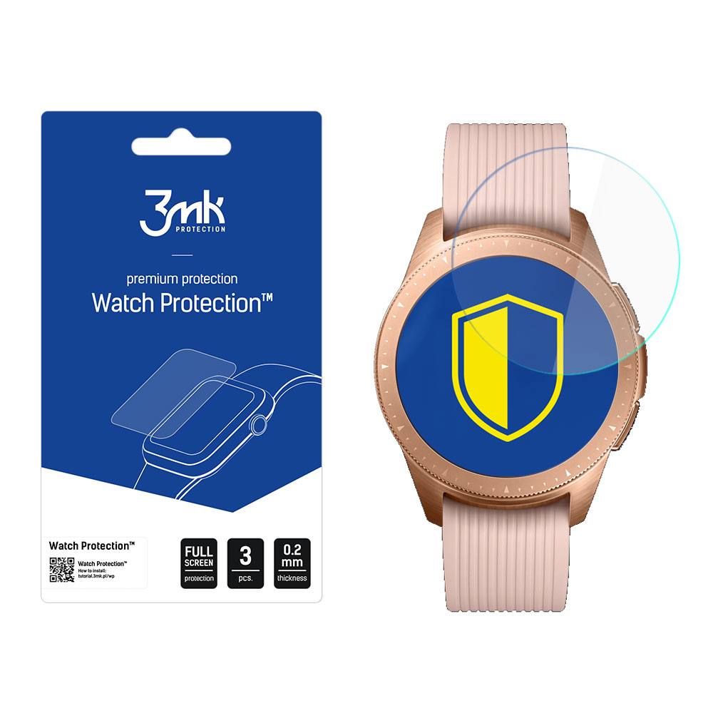 hybridní sklo Watch Protection FlexibleGlass pro Samsung Galaxy Watch R810, 42 mm (3ks)