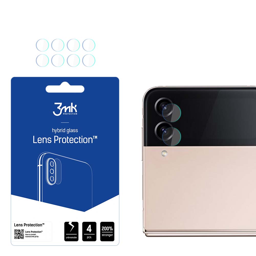ochrana kamery Lens Protection pro Samsung Galaxy Z Flip4 (4ks)