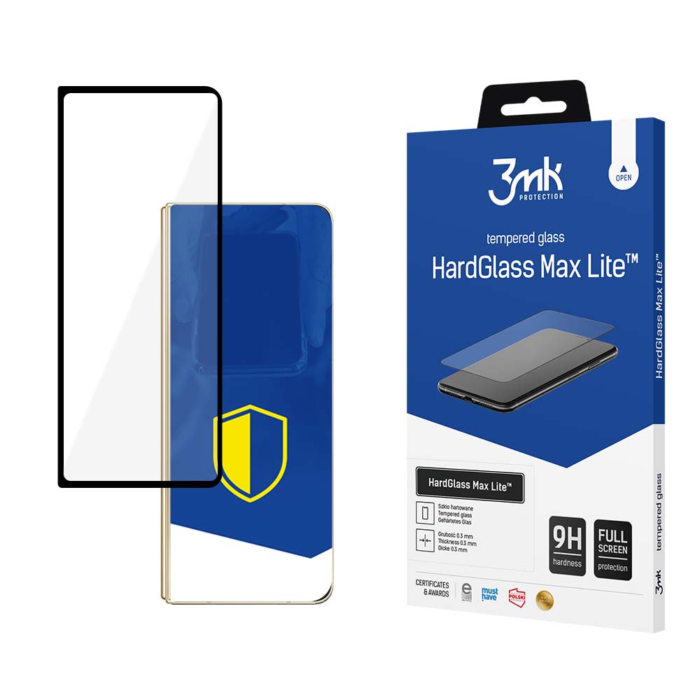 tvrzené sklo HardGlass Max Lite pro Samsung Galaxy Z Fold4, vnější, černá
