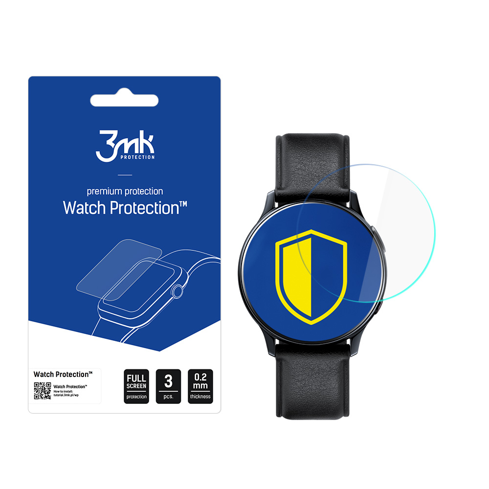 Odolná fólie na displej pro Samsung Watch Active2 40mm - 3mk Watch Protection™ v. ARC+,  5903108208468