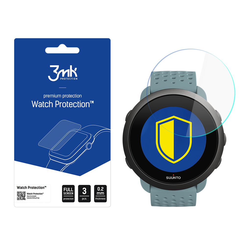 hybridní sklo Watch Protection FlexibleGlass pro Suunto 3 (3ks)