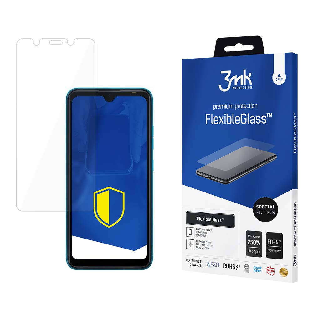 3MK Ochranné tvrzené sklo pro Tecno Pop 5 - 3mk FlexibleGlass™ (5903108433686)