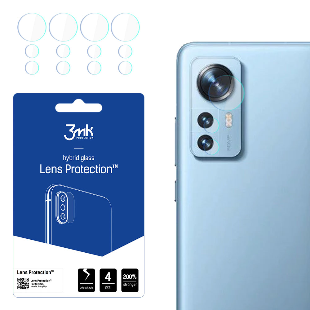 ochrana kamery Lens Protection pro Xiaomi 12 Pro (4ks)