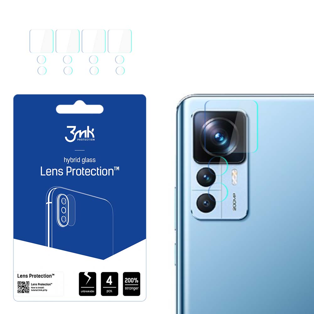 ochrana kamery Lens Protection pro Xiaomi 12T / Xiaomi 12T Pro (4ks)