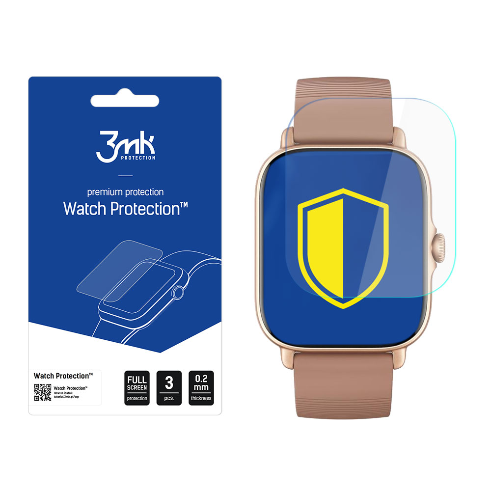 hybridní sklo Watch protection ARC pro Amazfit GTS 3 (3ks)