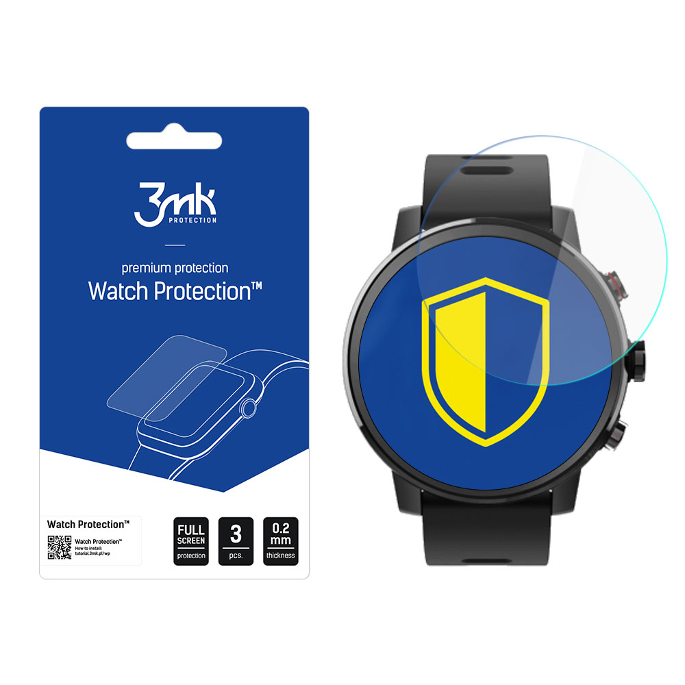 Odolná fólie na displej pro Xiaomi Amazfit Stratos 2 - 3mk Watch Protection™ v. ARC+,  5903108045889