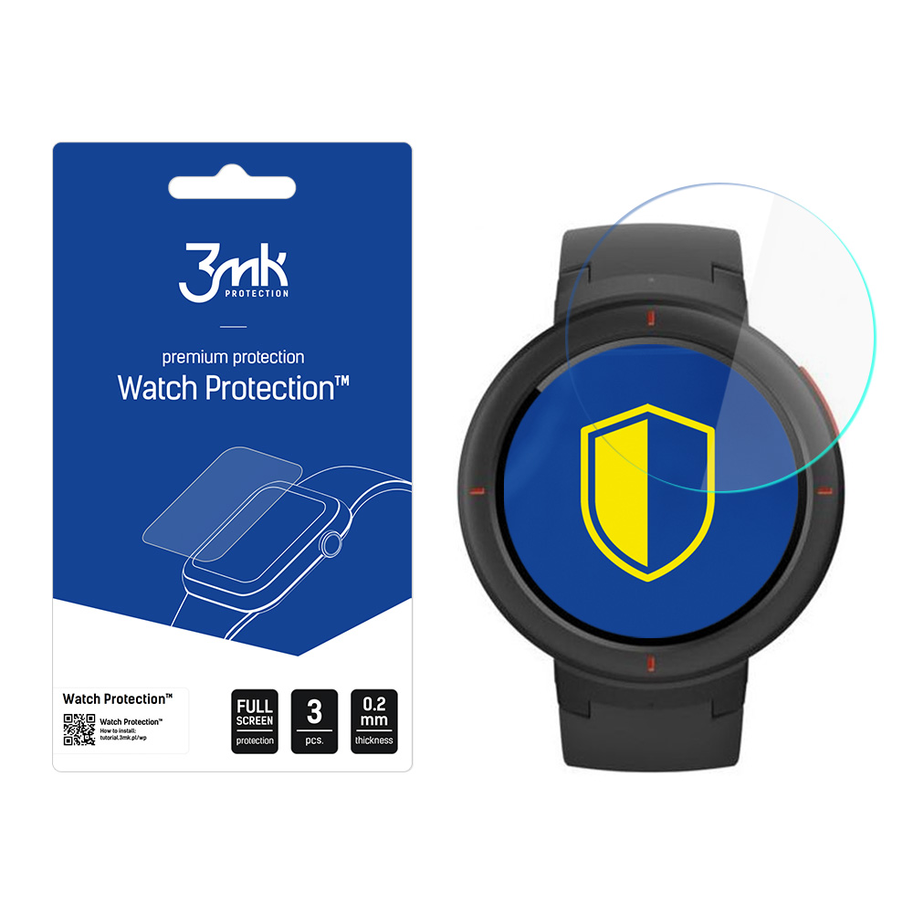 hybridní sklo Watch Protection FlexibleGlass pro Xiaomi Amazfit Verge (3ks)