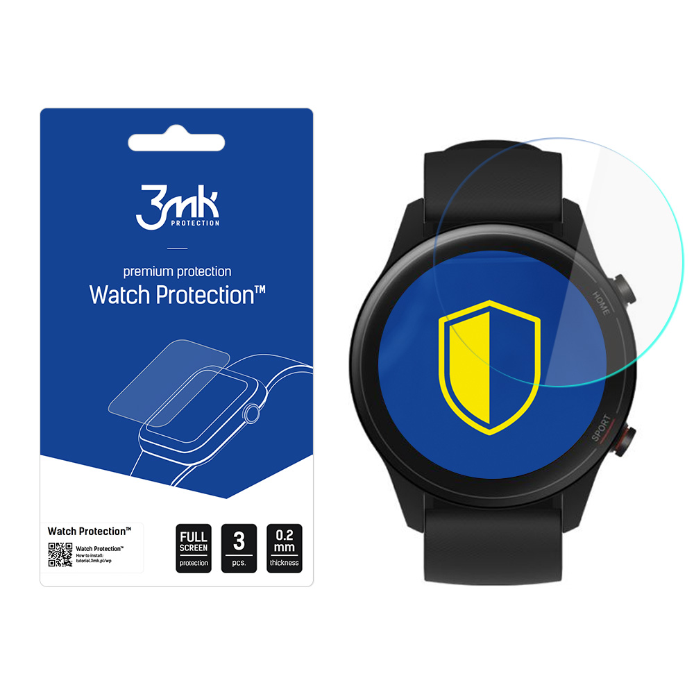 Odolná fólie na displej pro Xiaomi Mi Watch 2020 - 3mk Watch Protection™ v. ARC+,  5903108380294
