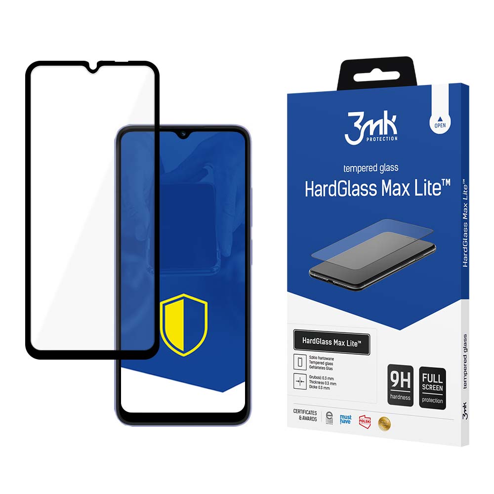 tvrzené sklo HardGlass Max Lite pro Xiaomi Redmi 12C, černá