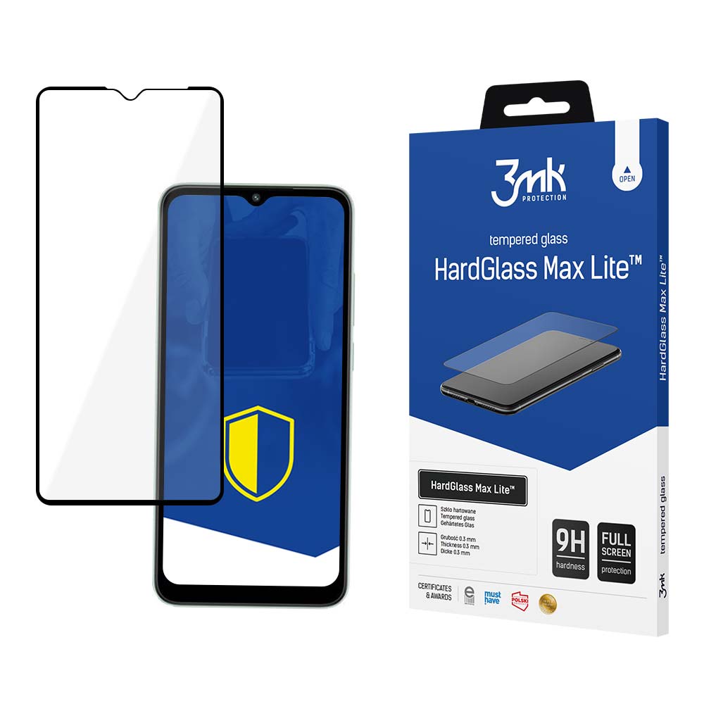 tvrzené sklo HardGlass Max Lite pro Xiaomi Redmi A1/Xiaomi Redmi A1 Plus, černá