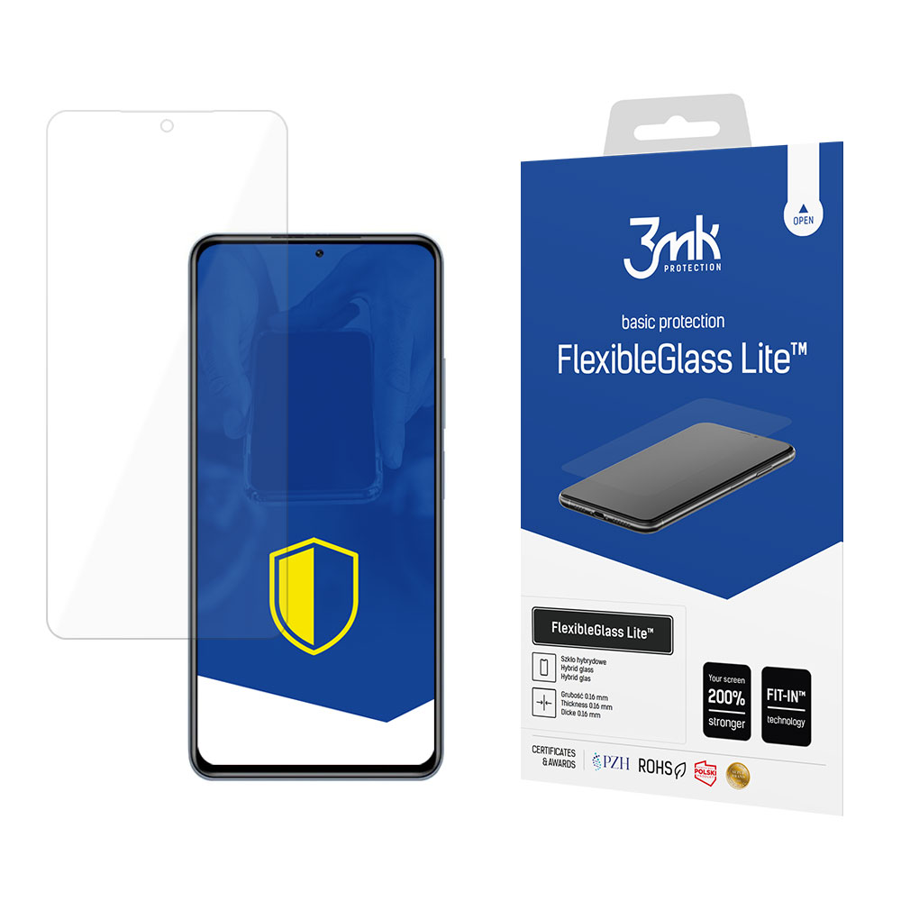 Hybridní sklo pro Xiaomi Redmi K40 Pro 5G - 3mk FlexibleGlass Lite™ 5903108377270