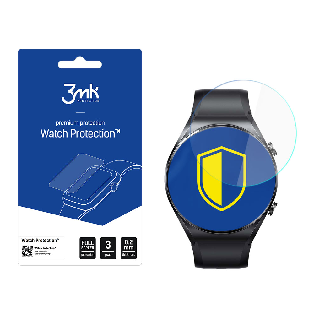 hybridní sklo Watch Protection FlexibleGlass pro Xiaomi Watch S1 (3ks)