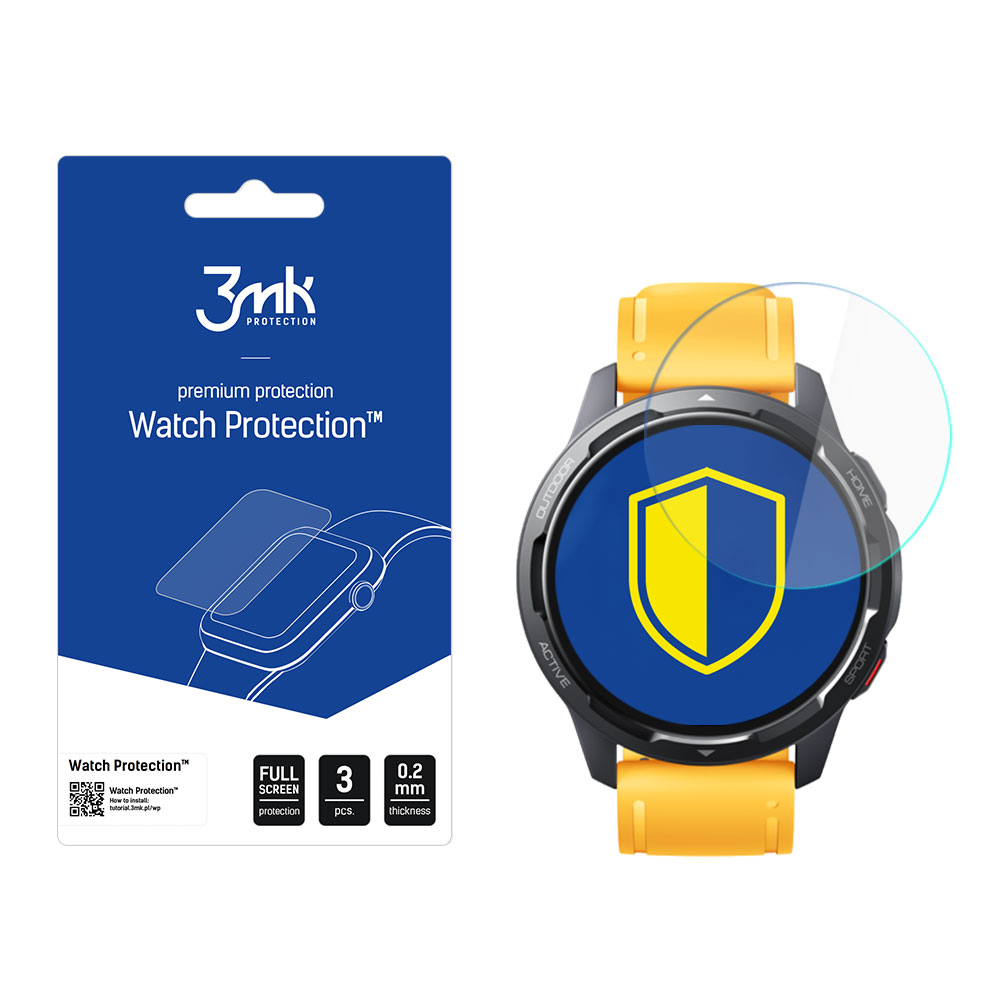 hybridní sklo Watch Protection FlexibleGlass pro Xiaomi Watch S1 Active (3ks)