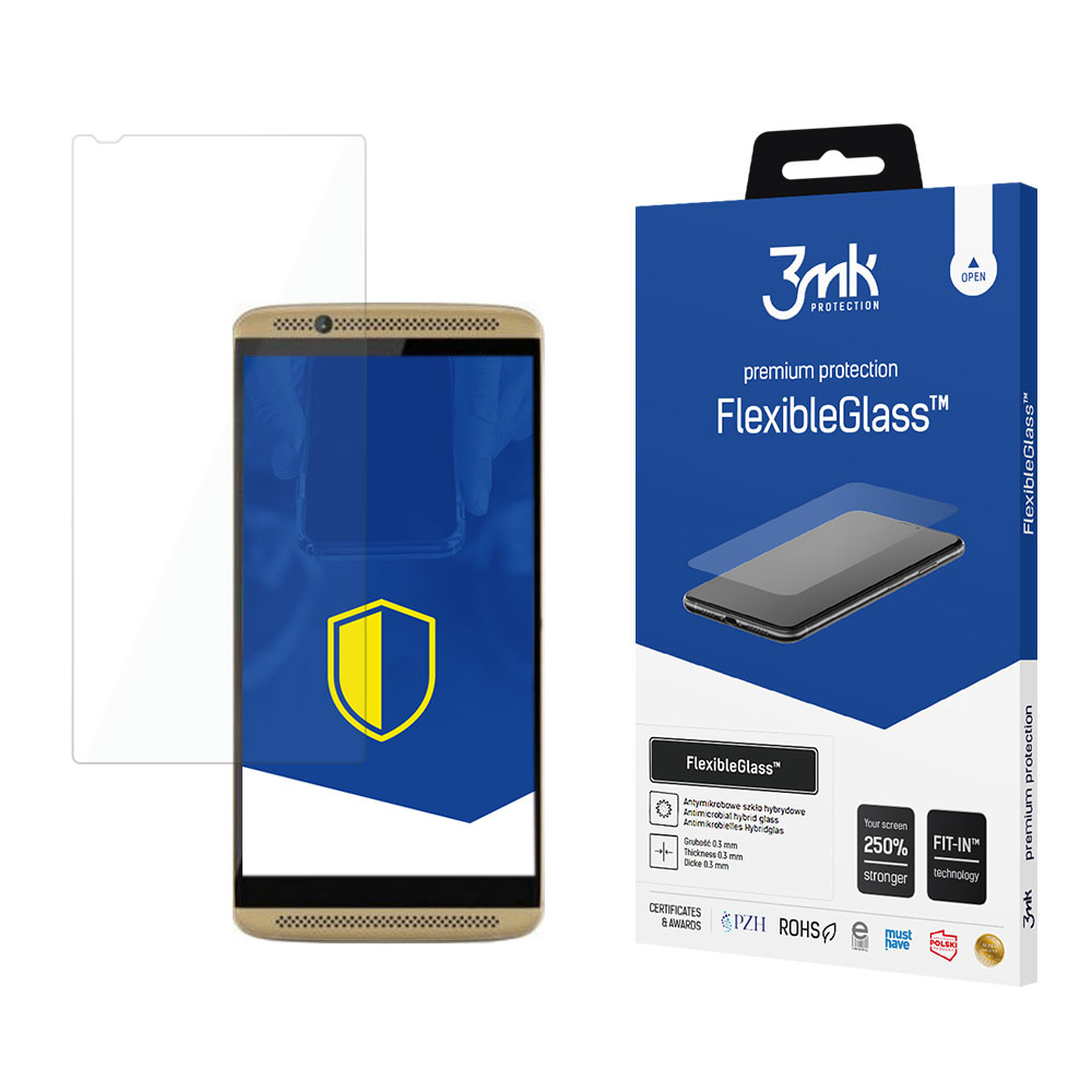 3MK Ochranné tvrzené sklo pro ZTE Axon 7 mini - 3mk FlexibleGlass™ (5903108002691)