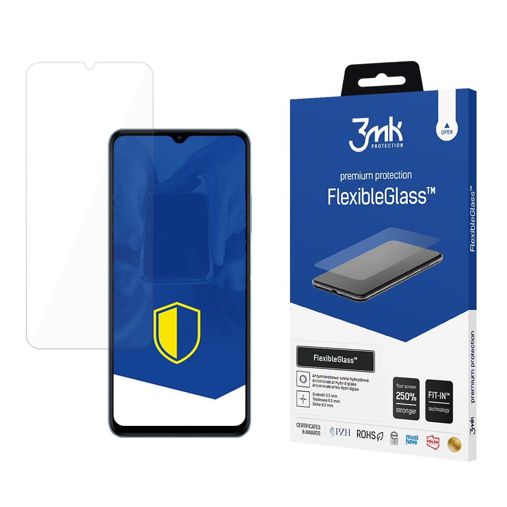 3MK Ochranné tvrzené sklo pro ZTE Blade A72 5G - 3mk FlexibleGlass™ (5903108485432)